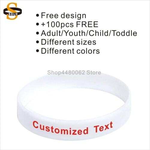 700pcs/lot 12mm Wholesale Silicone Bracelets Solid Color Writiing Design Glow In The Dark Wristband For Toddle