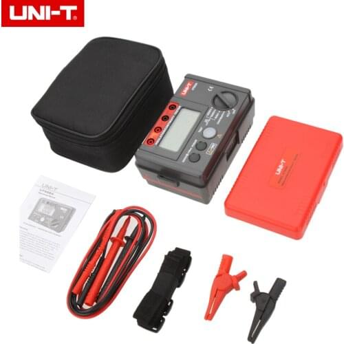 UNI-T UT502A 2500V Digital Insulation Resistance Meter Tester Megohmmeter Highly Voltmeter Continuity Tester w/LCD Backlight