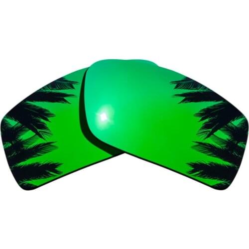 Green Mirrored Polarized Replacement Lenses for Spike Sunglasses Frame 100% UVA & UVB