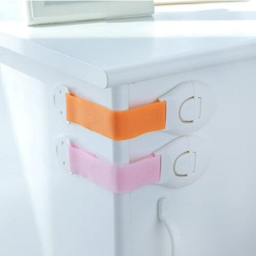1pcs Safety Cabinet Lock Drawer Door Cabinet Cupboard Toilet Safety Locks Baby Kids Care Locks Straps Infant Baby Protection