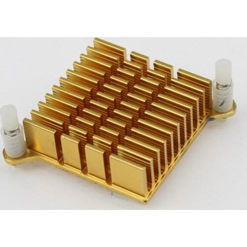 Gdstime 10 pcs Aluminum PC North Bridge Chipset Cooler Cooling Heatsink Radiator Northbridge 40mm x 40mm x 13mm