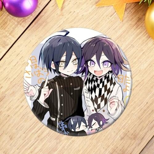 Anime Danganronpa Brooch Pins Monokuma Cartoon Figure Pattern Collection Button Badges for Jackets Schoolbag Decor Brooches Gift