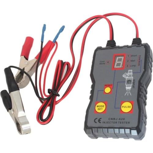 Automotive Fuel Injector Tester 12V 4 Pulse Modes Handheld Car Vehicle Fuel Pressure System Diagnostic Tool