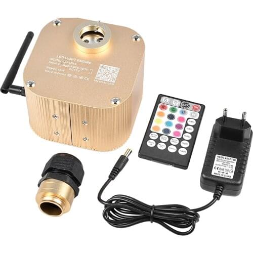 Bluetooth App Control 16W RGBW Twinkle Fiber Optic Light Engine/illuminator
