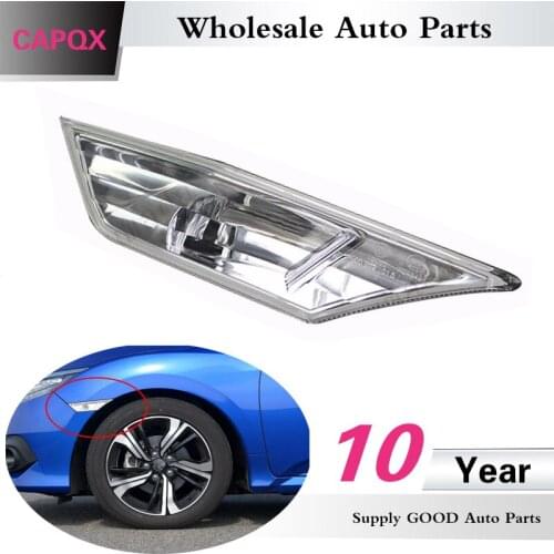 CAPQX Side Fender light MARKER light BLINKER LAMP turn signal light For CIVIC 2015 2016 2017 2018 2019 34350-TET-H01