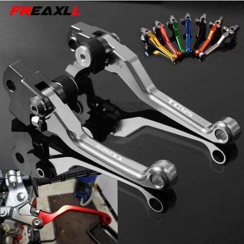 For HUSQVARNA TC125 TC 125 2014 2015 2016 2017 CNC Aluminum Levers Motorbike Pivot Motorcycle Pit Dirt Bike Brake Clutch Levers