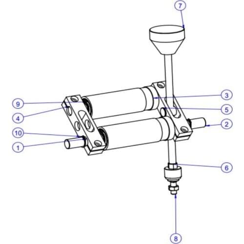 Tensioning group elastic adjustable Adjustment fabric Wheel combination assembly for flat Mask machine spare and accessory parts