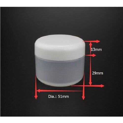 PP Container 50ml, pp jar suppliers, 50ml empty plastic jars, 50ml plastic containers for Kosmetik