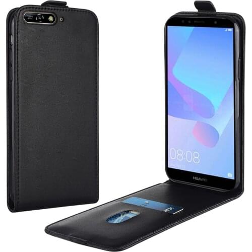 Flip Leather Case for Huawei Y6 2018 ATU-L11 ATU-LX3 ATU-L21 Vertical Cover for Y6 y6 2018 Case Phone Bag