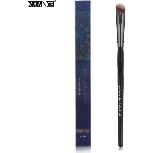 MAANGE Professional 1Pcs Angle Eye Shadow Brush Single Face Eyes Shadow Blending Makeup Brushes Oblique Beauty Cosmetics Tools