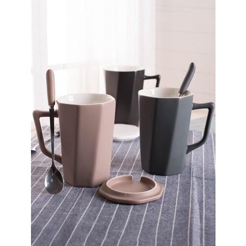 Aesthetic Travel Milk Mug Tea White Kids Minimalist Coffee Plain Nordic Modern Office Hot Chocolate Vaso Cafe Drinkware BY50MU