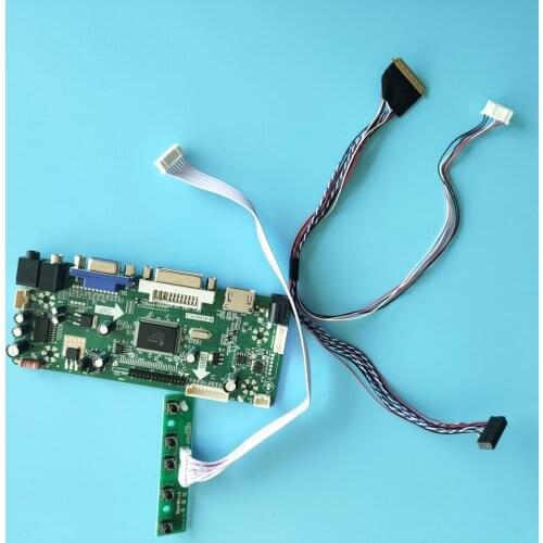 Kit For LP140WH2-TLS2/TLS3 DVI Panel Screen Monitor Controller board 1366*768 Audio card DIY 14" HDMI VGA LED LCD 40pin LVDS