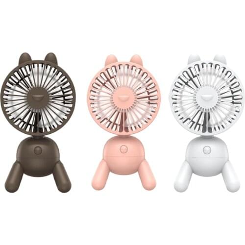 Mini Desktop Shaking Head Fan Dormitory Fan USB Small Fan Rechargeable Home Office Air Conditioning Mute