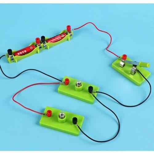 Science and technology small of childrens physics simple circuit series parallel DIY puzzle toy science experimental equipment