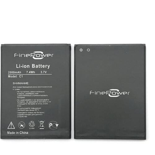 New Battery For FinePower C1 Battery 2000mah High Quality Mobile phone