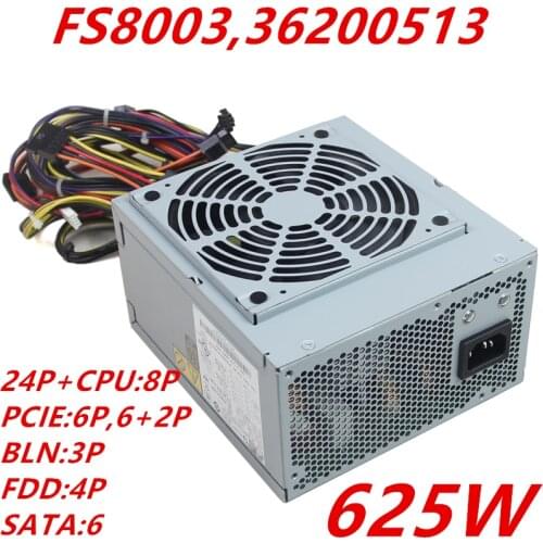 New Original PSU For Lenovo ThinkStation S20 30 IdeaCentre 430 320 330 330 24P 625W Power Supply FS8003 36200513 41A9758 41A9759