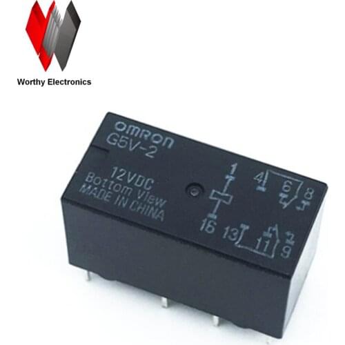 Wholesale 10pcs/lot relay G5V-2-12VDC