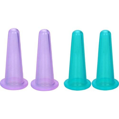 Silicone Massager for Face Vacuum Cupping Jar Wrinkle Removal Cans Facial Lifting Skin Rejuvenating Anti Cellulite Beauty Tools