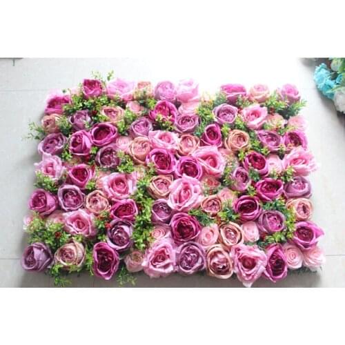 SPR NEW wedding flower wall panel wedding occasion backdrop decorative artificial rose flower table runner arch floral