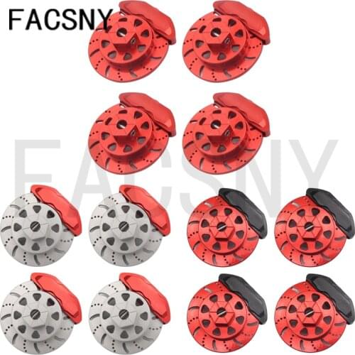 Aluminum Alloy Rim Brake Disc Caliper Suitable for Axial RBX10 1/10 RC Rock Crawler Car Upgrade Accessories