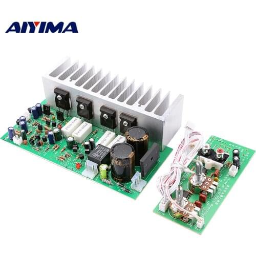 AIYIMA A1695 C4467 350W High Power Subwoofer Amplifier Board Woofer Audio Stereo Amplifier for DIY Speaker Dual AC24V-28V