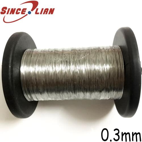 100M/Roll Single Structure AISI 304 0.3mm Diameter Stainless Steel Wire Rope 24# Honeycomb Frame Soft Wire Fine Steel Cable