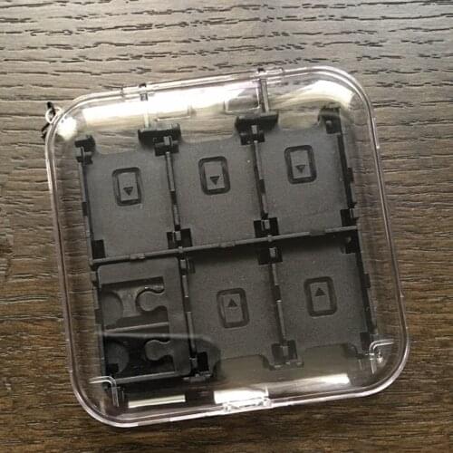 100pcs 12 in 1 Games Card Cartridge Case Storage Box Transparent Protective Shell Holder Accessories For Switch NS Console