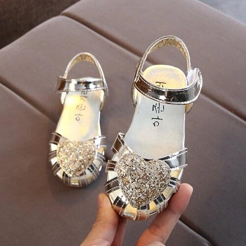 2021 Summer Sandals Bow-tie Children Shoes Girls Sandals Baby Korean Party Princess Soft Beach Shoes Solid For 4-12 Years Old