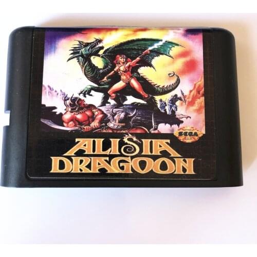 Alisia Dragoon For SEGA GENESIS MegaDrive 16 bit Game Cartridge For PAL and NTSC Drop shipping