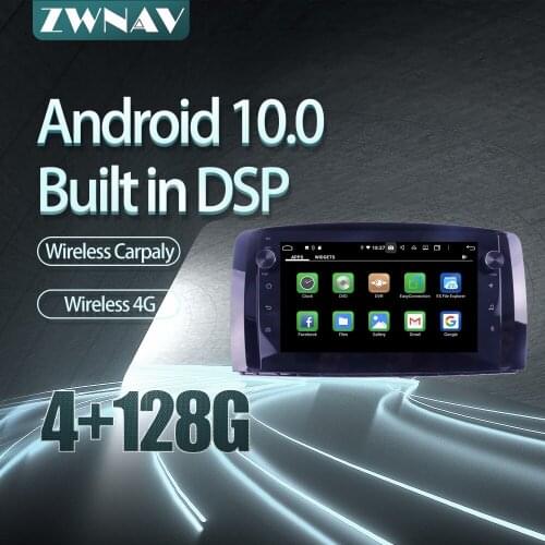 For Benz R300 R350 2006-2014 Car radio player Android 10 PX6 64GB GPS Navigation Multimedia Player Radio