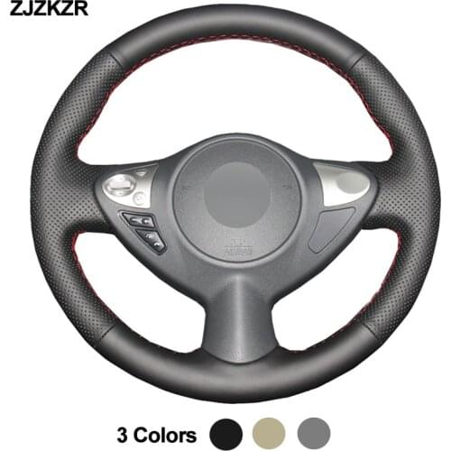 Car Auto Steering-Wheel Cover For Infiniti FX FX35 FX37 FX50 2009-2013 QX70 2014-2018 Nissan Juke Maxima Sentra SV Volant 2012