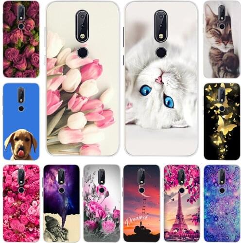 TPU Phone Case For Nokia 7.1 Case Cover For Nokia 7.1 TA-1095 5.84 Inch Soft Silicone Cover For Nokia 7.1 2018 Back Cover Coque