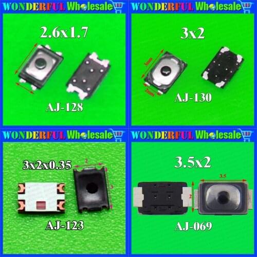 ChengHaoRan 1pc Micro Mini Switch on/off Power button Volume keys Built-in shrapnel key for Apple iPhone 4 5 6 5C 5S