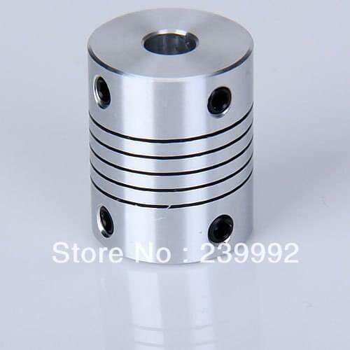 CNC motor jaw shaft coupler 5mm to 8mm flexible coupling OD19x25mm