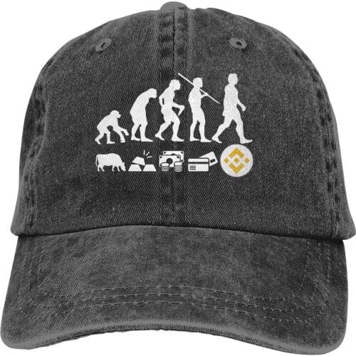 Evolution Of Money BNB Baseball Cap Men Hats Women Visor Protection Snapback Binance Coin Crypto Miners Caps