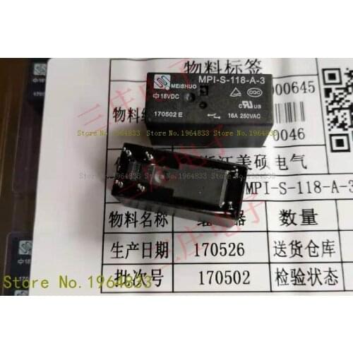 6 16A MPI-S-118-A-3 115F-1A-6P-18V