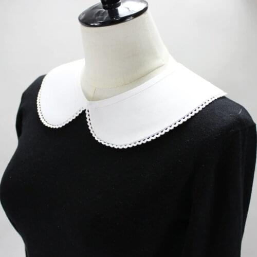 Free shipping wholesale Chic Women Detachable Faux Fake Collar Necklace Peter Pan Removable False Choker