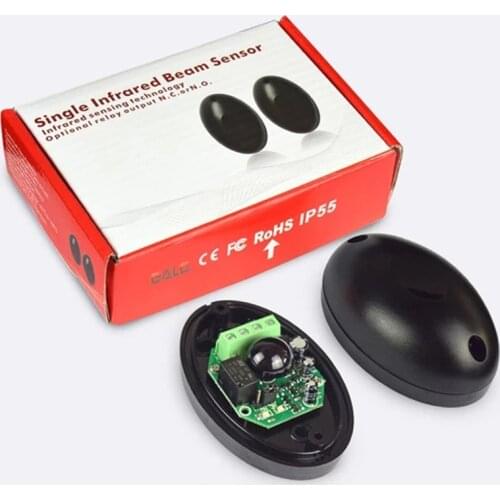 KINJOIN IP55 Automated Gate Safe Infrared Detector Sensor/ Swing /Sliding/Garage Gate /Relay Door Safety Infrared Photocells