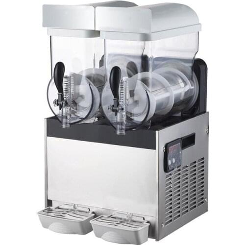 Commercial Double Cylinder Cool Juicer Machine Drink Slush Machine Smoothie Maker Juice Drinking Machine XRJ15LX2
