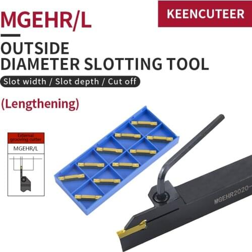 MGEHR2020/2525/3232-3/4/5 Grooving Turning Tool MGMN Carbide Insert lengthen MGEHR Straight Shank External Tool Holder Lathe Bar