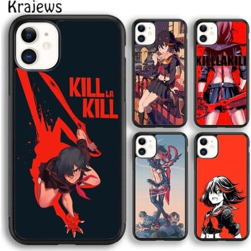 Krajews Anime Kill La Kill Soft Phone Case Cover For iPhone 5 SE 6s 7 8 plus X XR XS 11 12 pro max Samsung Galaxy S8 S9 S10