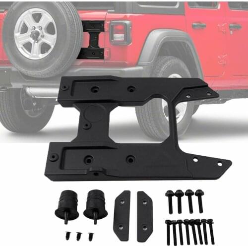 Oversized Spare Tire Carrier Tailgate Reinforcement System For Jeep JL Wrangler
