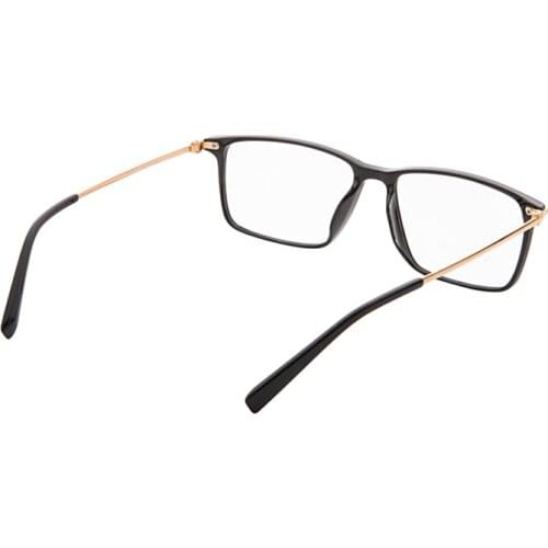New prescription glasses women men square frame golden leg customzied nearsighted glasses optical glasses with cases 8838gx