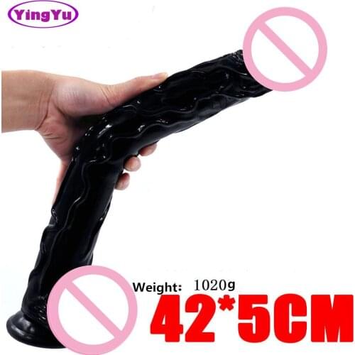 42*5CM Super Long Huge Dildo Suction Cup Realistic Penis Large Dick Sex Toy For Woman Giant Big Soft Anal Plug Dildo Horse Dildo