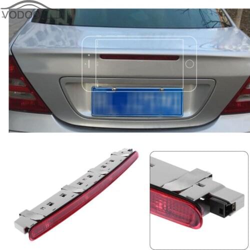 Car Rear Trunk Red LED Third Stop Brake Light Auto Light-emitting Diode Lamp Bar for Benz W203 C180 C200 C230 C280 C300 01-06