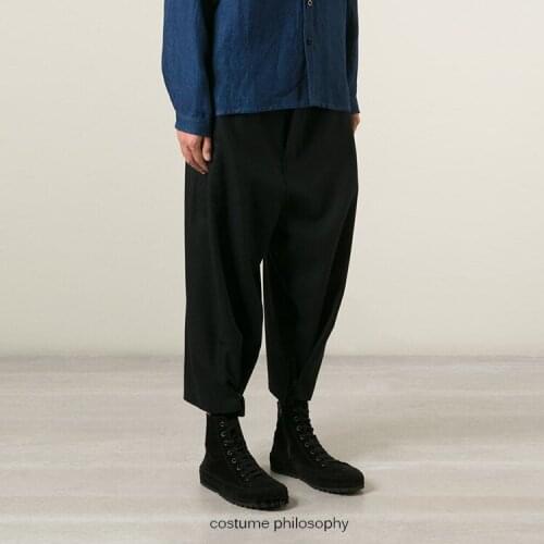 ZHQUNHUU Men's Wool Trousers
