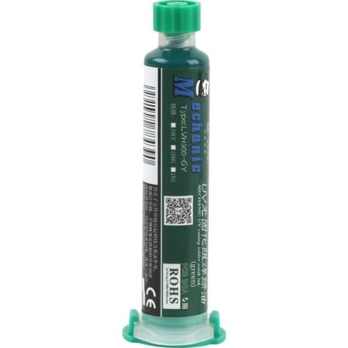 1pcs MECHANIC LVH-900 UV Curing Solder Mask Ink For BGA PCB Paint Prevent Soldering Paste Flux 6 Color Choose