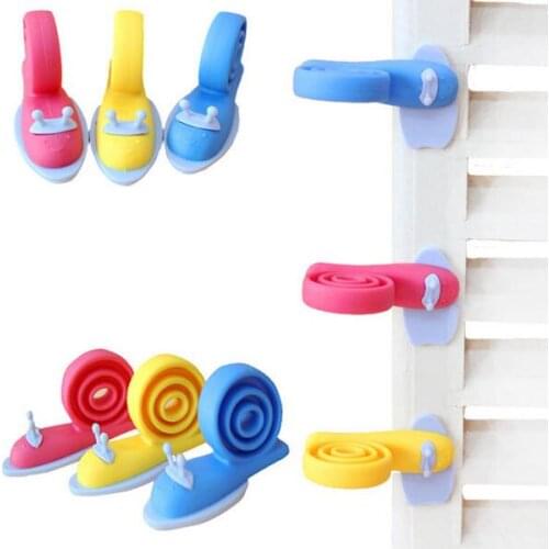1pcs Random Color Baby Helper Safety Door Stop Finger Pinch Guard Child Kid Infant Cute Safety Protector Doorway #96