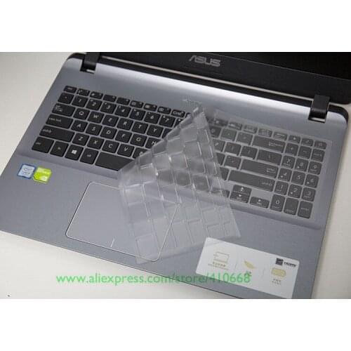 15.6 inch TPU Keyboard Protector Skin Cover for Asus X507 YX560UD Y5000 Y5000U YX560 X507UB YX560UD8550 8250