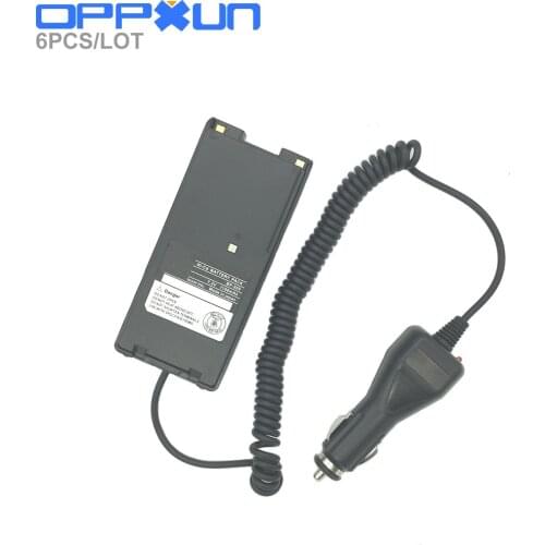 6PCS/LOT BP-209 Car Radio Battery Eliminator Adaptor for ICOM IC-V8/V82 A6 T3H F3GS F11 radio comunicador battery charger